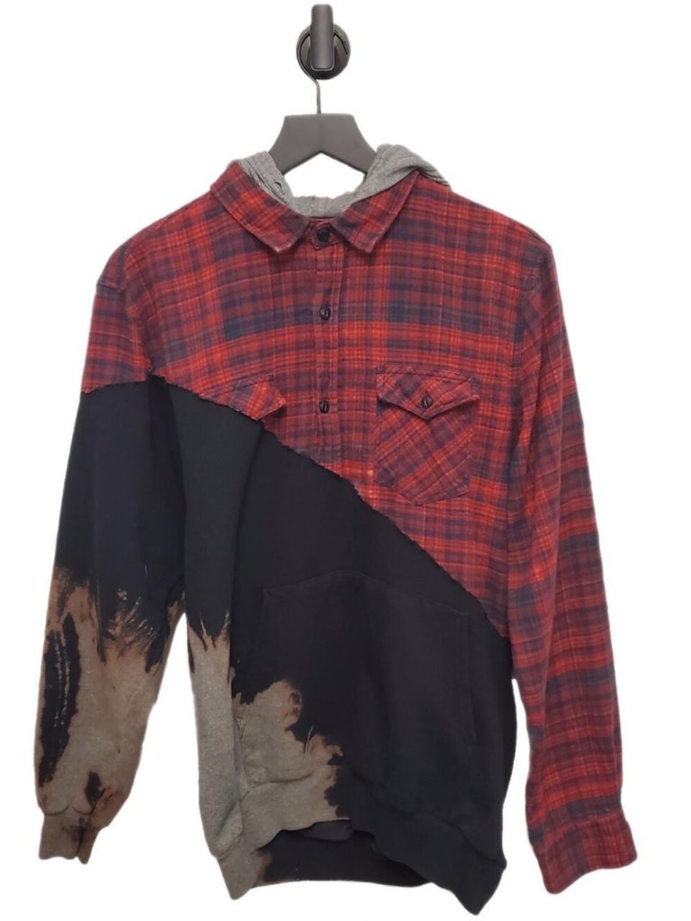 Flannel Pocket Hoode